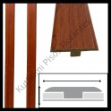 Cubrejuntas Pisos Flotantes Transici&oacute;n  Cedro Liso 